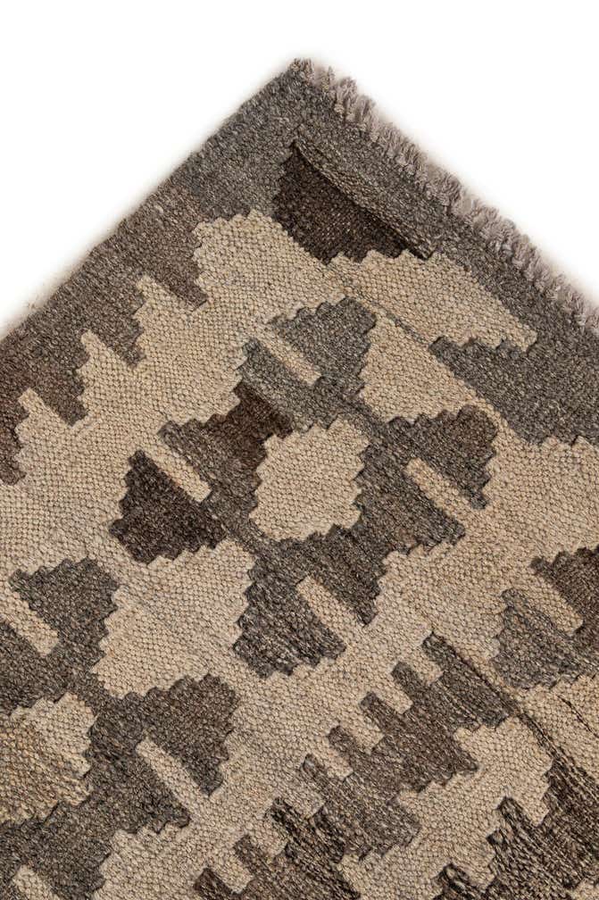 5' x 6' 7 Hand Woven Kilim Maymana Wool Rug