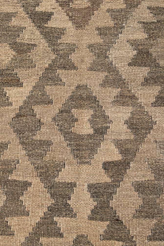 4' 10 x 6' 6 Hand Woven Kilim Maymana Wool Rug