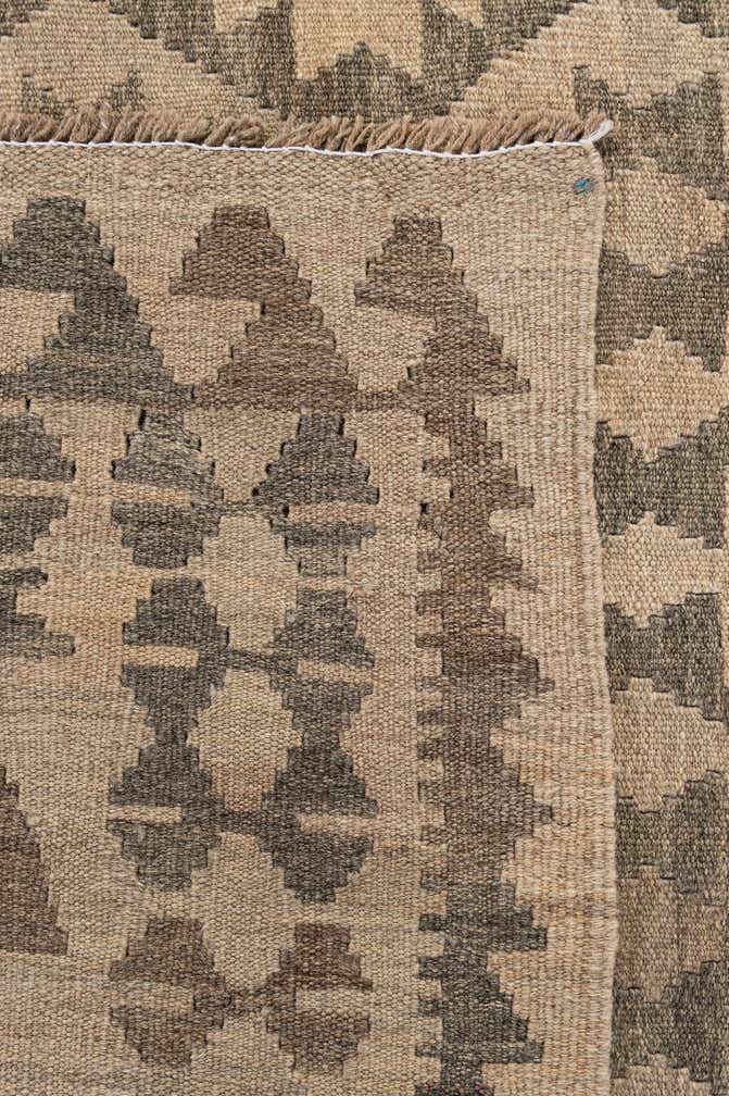 4' 10 x 6' 6 Hand Woven Kilim Maymana Wool Rug