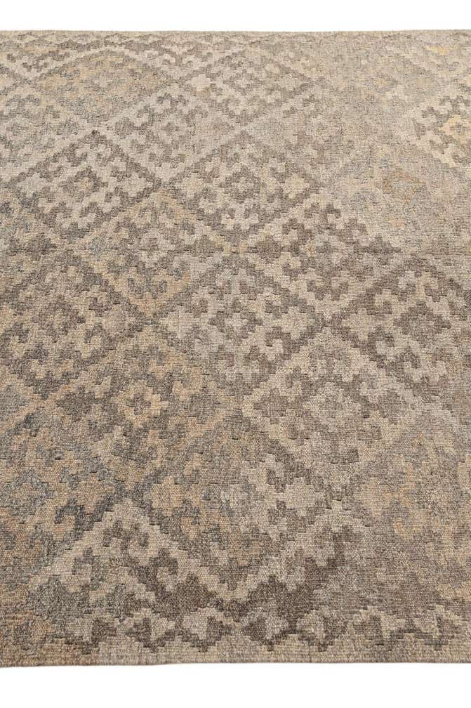 4' 10 x 6' 8 Hand Woven Kilim Maymana Wool Rug