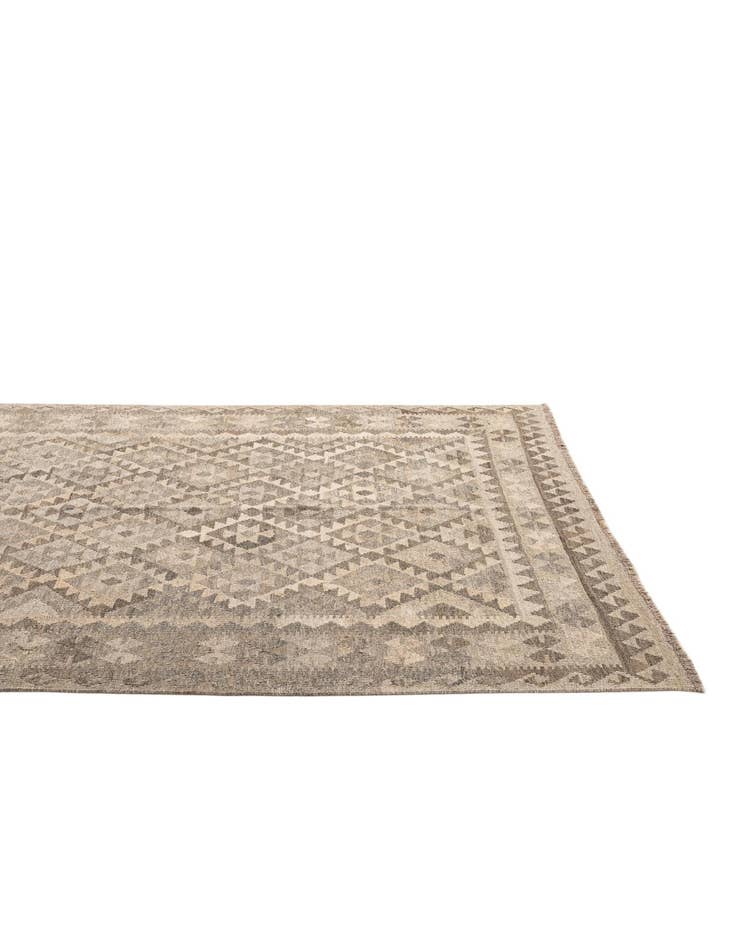 Detail image of 5' x 6' 9  Hand Woven Kilim Maymana Wool Rug