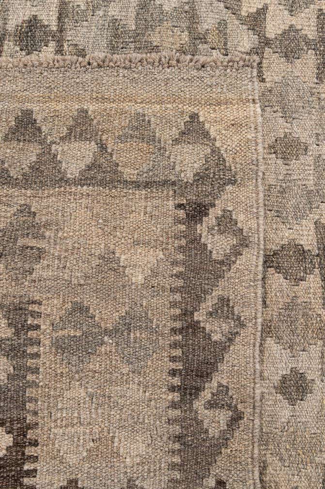 5' x 6' 9 Hand Woven Kilim Maymana Wool Rug