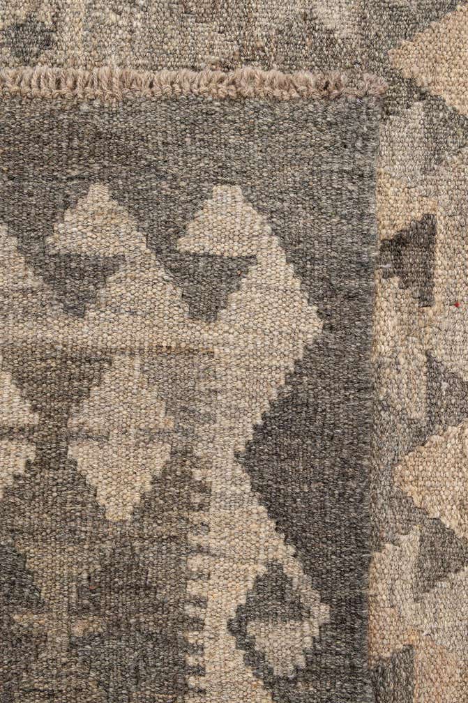 5' x 6' 8 Hand Woven Kilim Maymana Wool Rug