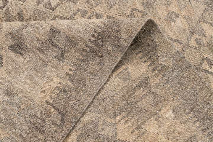 5' x 6' 8 Hand Woven Kilim Maymana Wool Rug