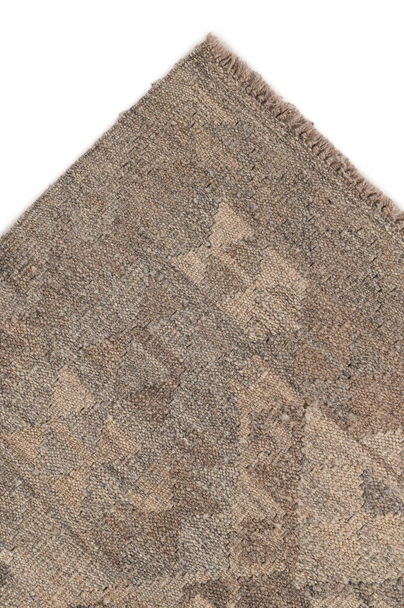 5' x 6' 8 Hand Woven Kilim Maymana Wool Rug