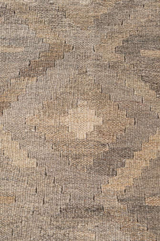 4' 11 x 6' 5 Hand Woven Kilim Maymana Wool Rug