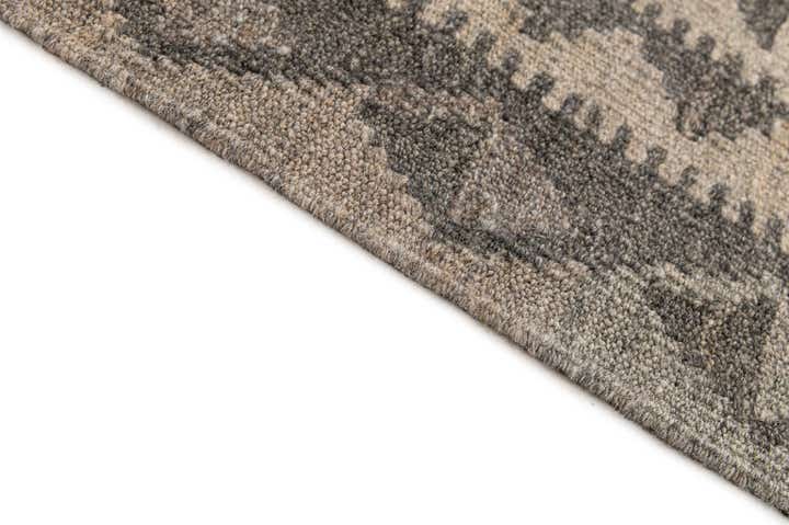 5' 1 x 6' 6 Hand Woven Kilim Maymana Wool Rug
