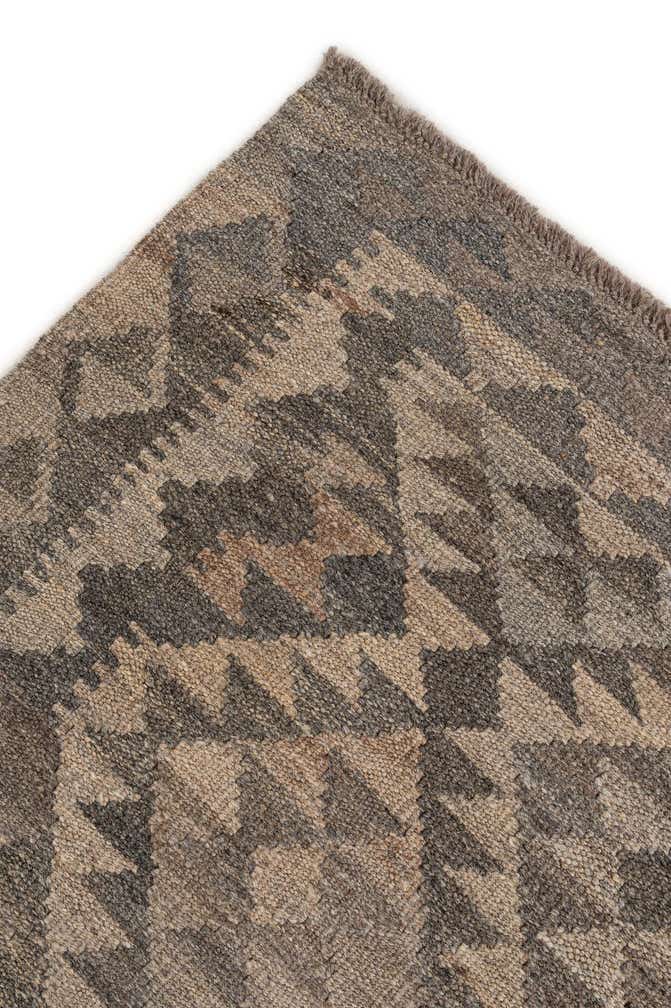 5' 1 x 6' 6 Hand Woven Kilim Maymana Wool Rug