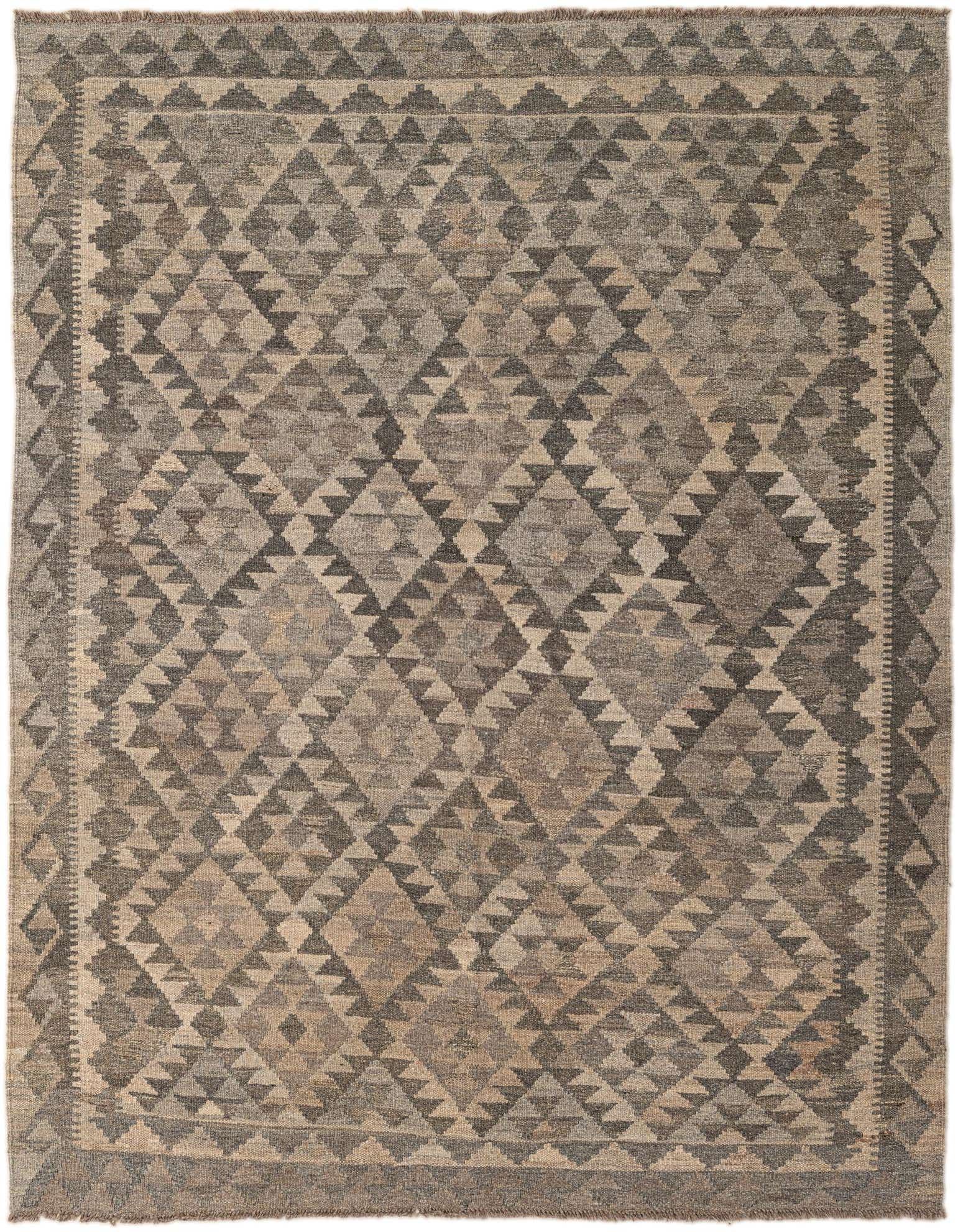 Primary image 5' 1 x 6' 6  Hand Woven Kilim Maymana Wool Rug