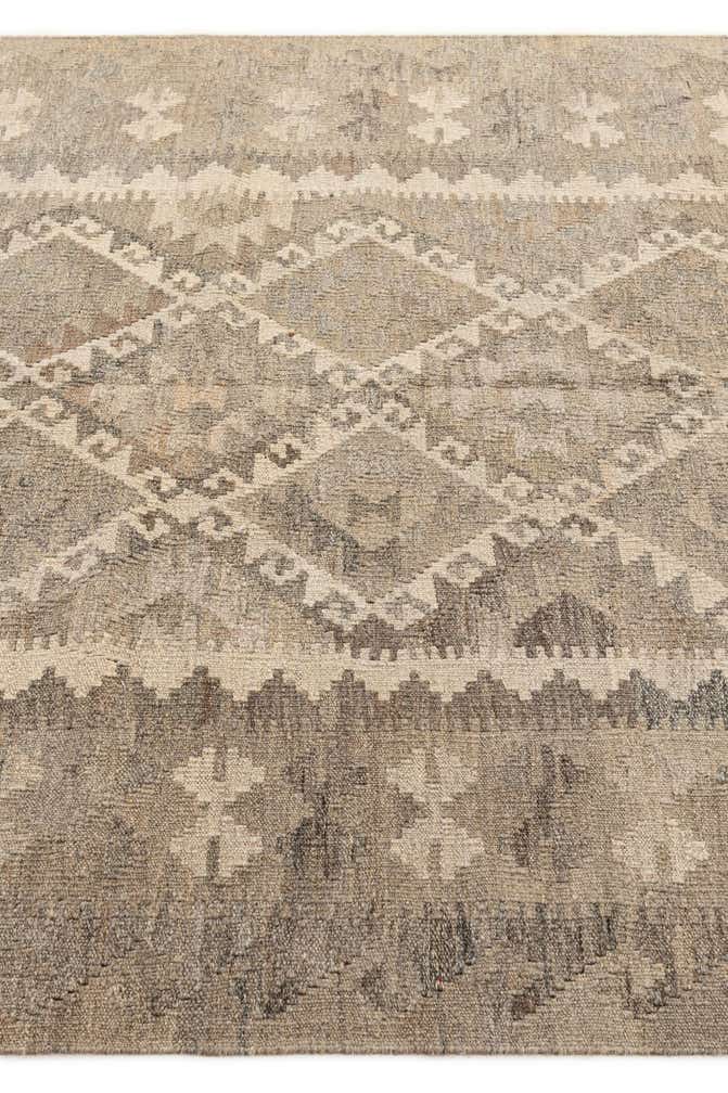5' x 6' 8 Hand Woven Kilim Maymana Wool Rug