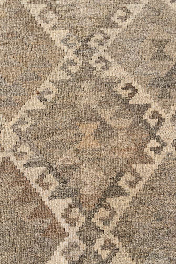 5' x 6' 8 Hand Woven Kilim Maymana Wool Rug