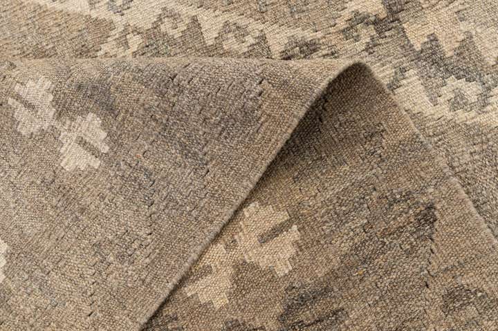 5' x 6' 8 Hand Woven Kilim Maymana Wool Rug