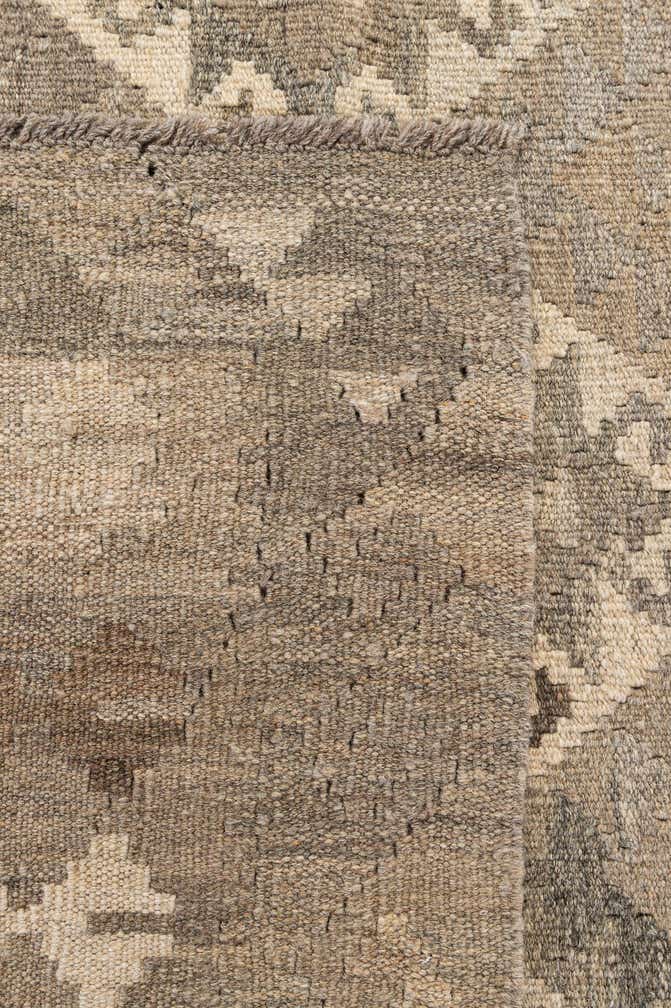 5' x 6' 8 Hand Woven Kilim Maymana Wool Rug