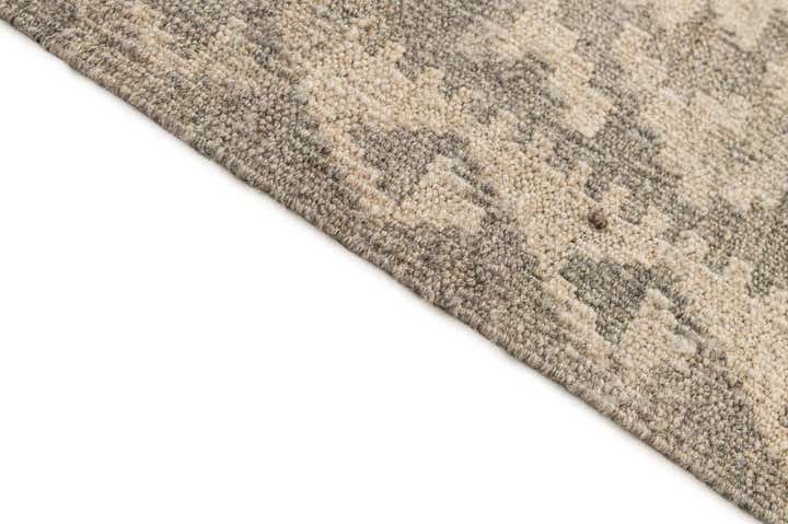 5' 2 x 6' 9 Hand Woven Kilim Maymana Wool Rug