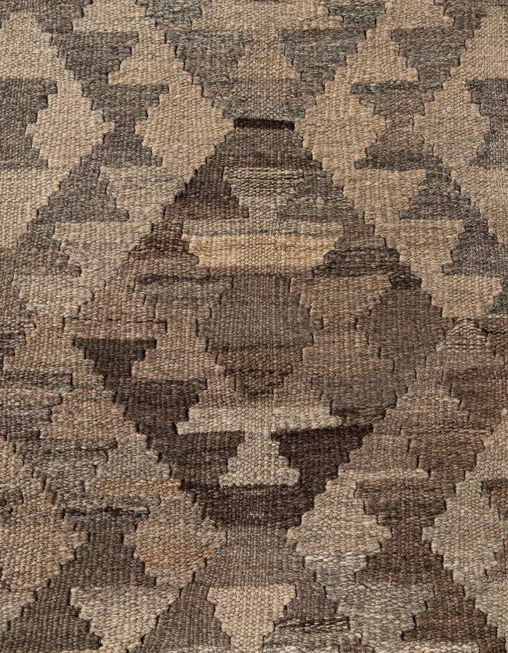 Detail image of 5' x 6' 7  Hand Woven Kilim Maymana Wool Rug