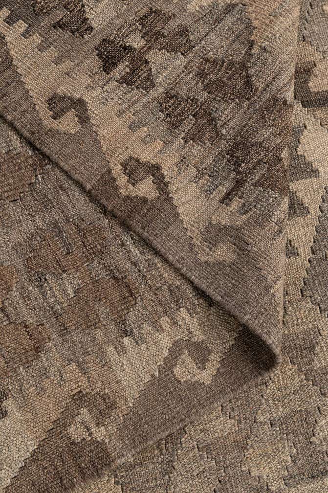 5' x 6' 7 Hand Woven Kilim Maymana Wool Rug