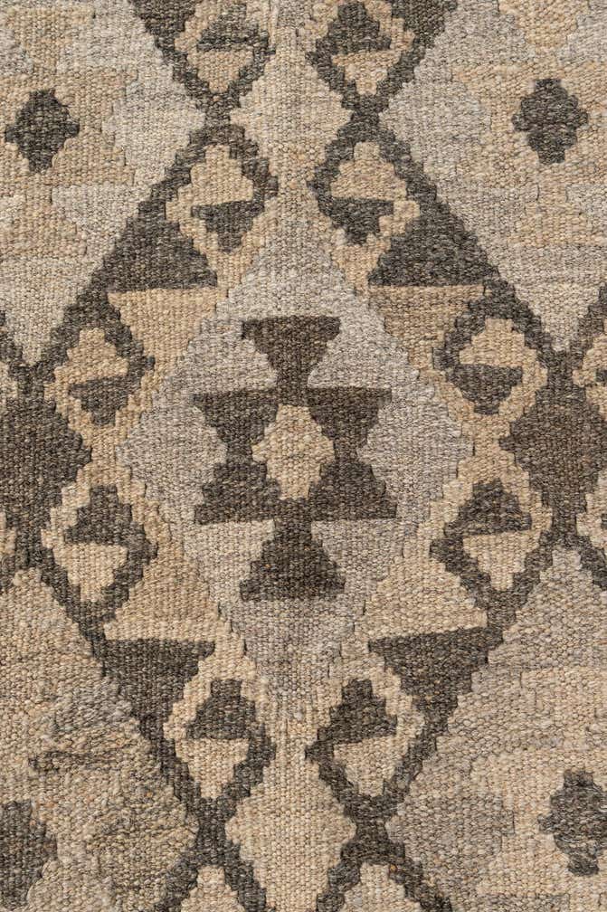 5' x 6' 8 Hand Woven Kilim Maymana Wool Rug