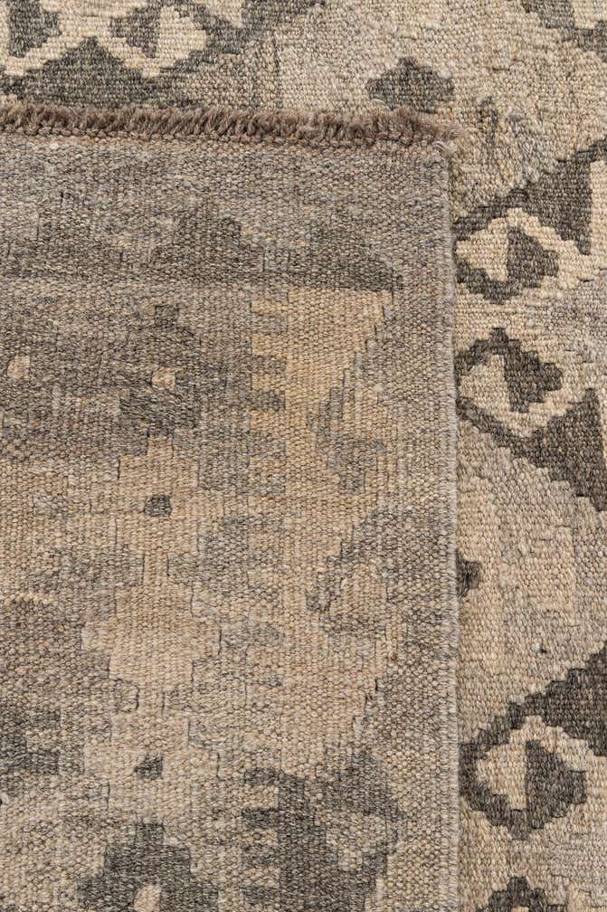 5' x 6' 8 Hand Woven Kilim Maymana Wool Rug