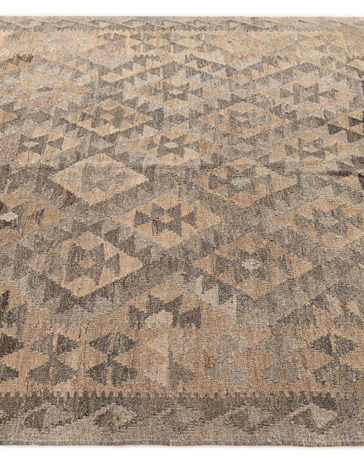 Detail image of 5' 1 x 6' 6  Hand Woven Kilim Maymana Wool Rug