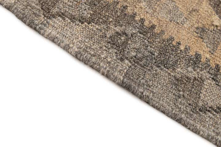 5' 1 x 6' 6 Hand Woven Kilim Maymana Wool Rug