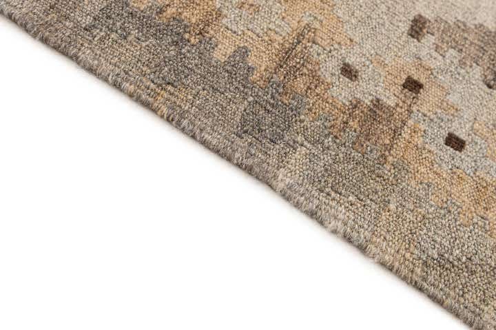 4' 10 x 6' 5 Hand Woven Kilim Maymana Wool Rug