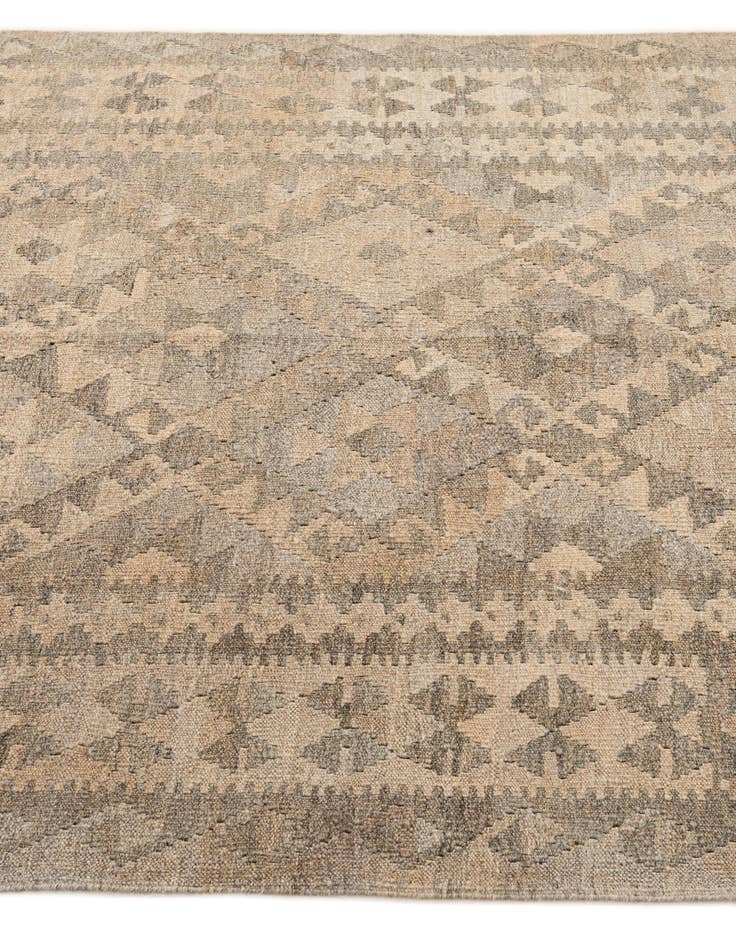 Detail image of 4' 10 x 6' 10  Hand Woven Kilim Maymana Wool Rug