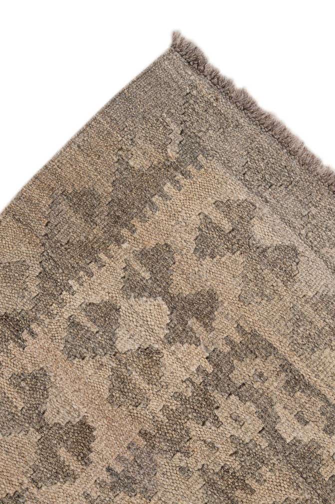 4' 10 x 6' 10 Hand Woven Kilim Maymana Wool Rug