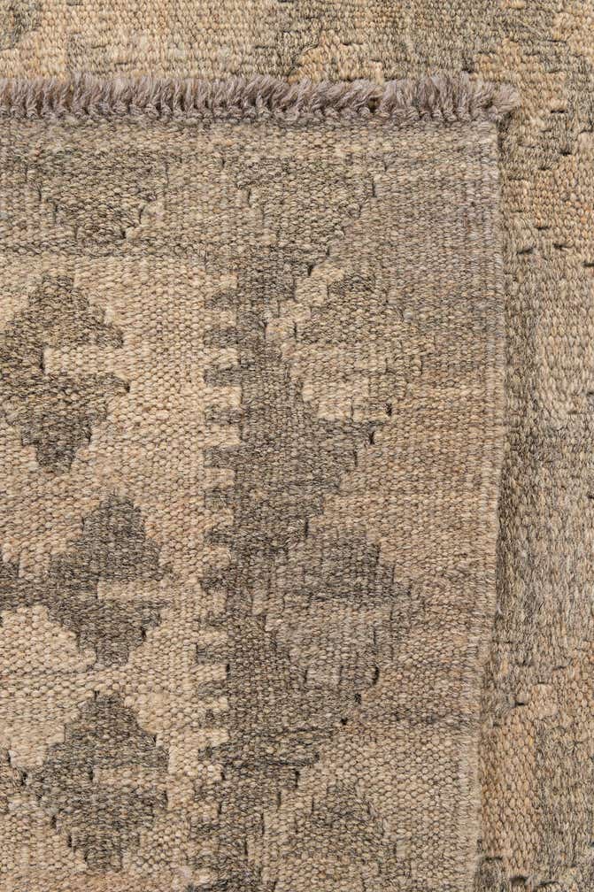 4' 10 x 6' 10 Hand Woven Kilim Maymana Wool Rug
