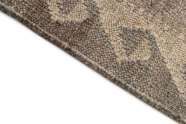 4' 11 x 6' 10 Hand Woven Kilim Maymana Wool Rug