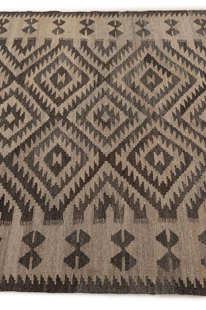 5' x 7' 1 Hand Woven Kilim Maymana Wool Rug