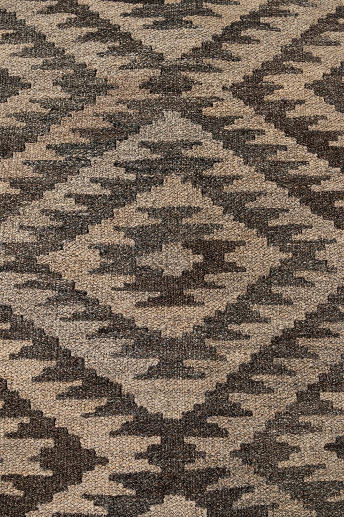 5' x 7' 1 Hand Woven Kilim Maymana Wool Rug