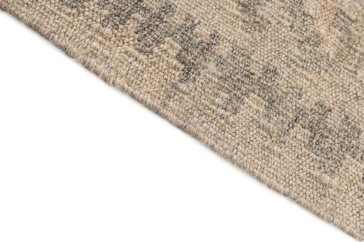 5' 2 x 6' 5 Hand Woven Kilim Maymana Wool Rug