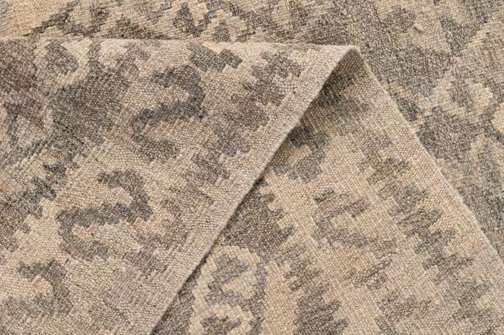 5' 2 x 6' 5 Hand Woven Kilim Maymana Wool Rug