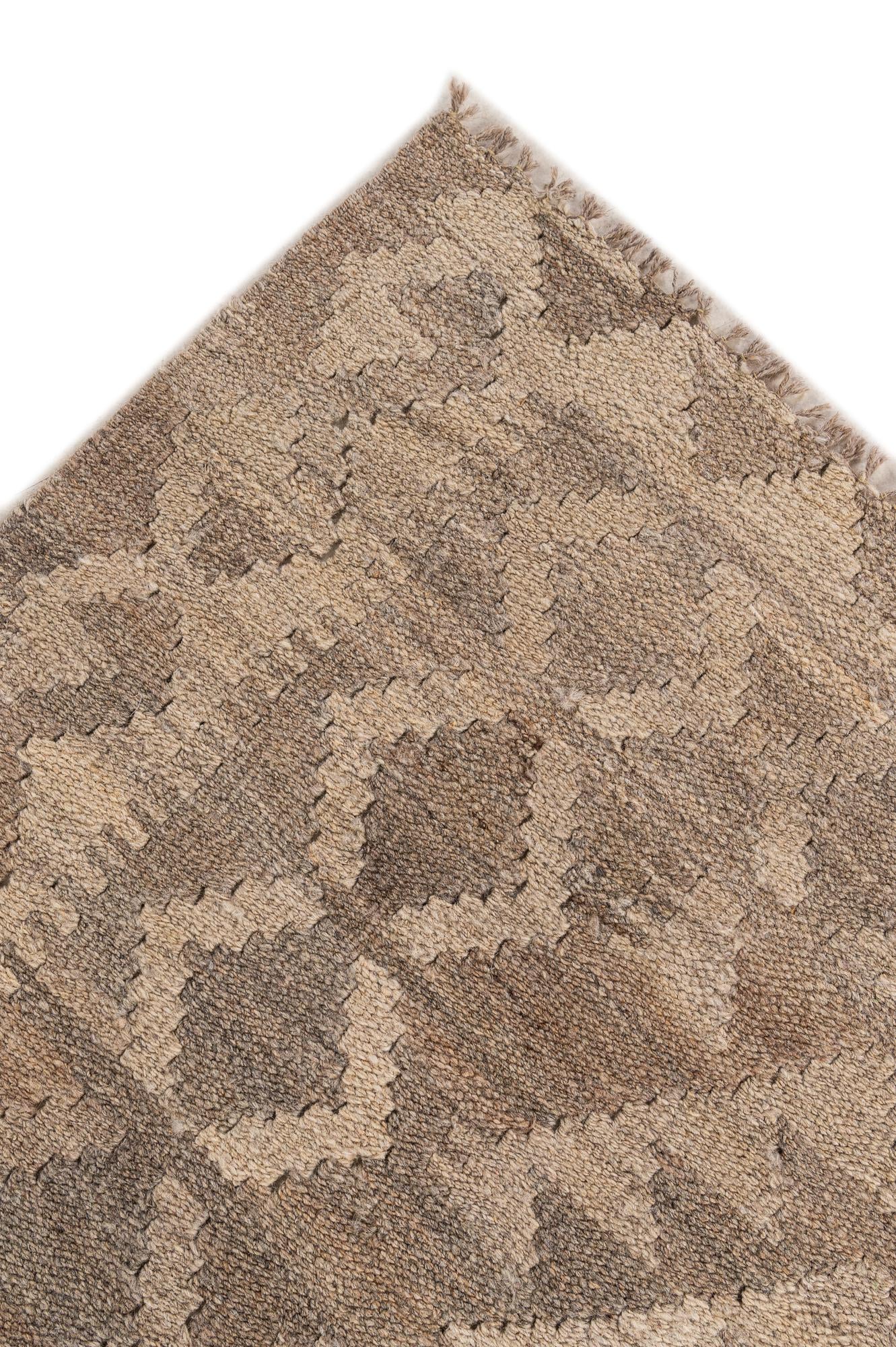 5' 2 x 6' 3 Hand Woven Kilim Maymana Wool Rug