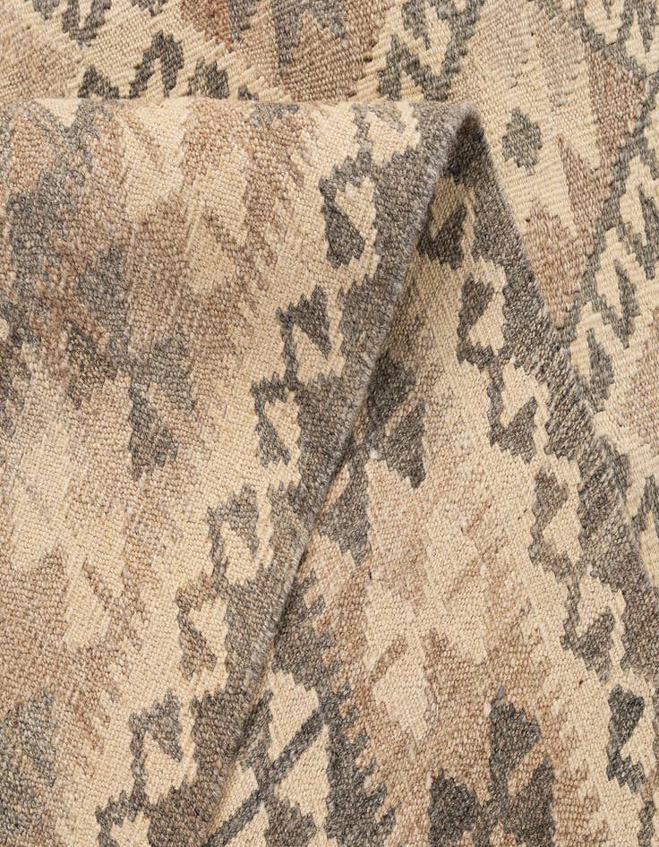 Detail image of 5' 4 x 6' 7  Hand Woven Kilim Maymana Wool Rug