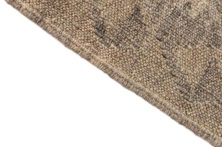 5' 1 x 6' 10 Hand Woven Kilim Maymana Wool Rug