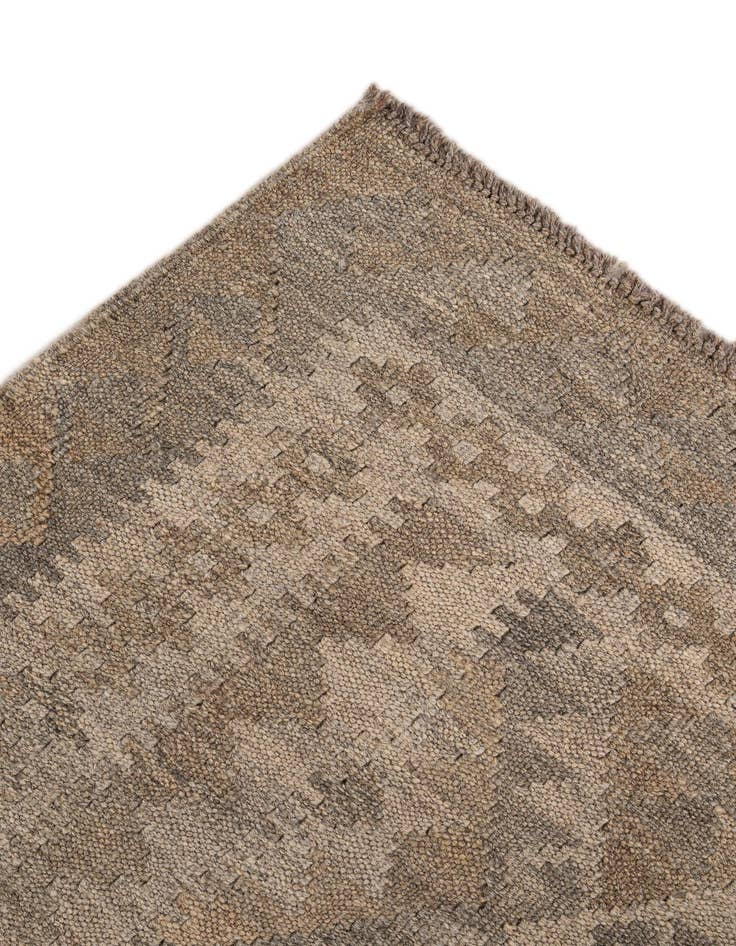 Detail image of 5' 1 x 6' 10  Hand Woven Kilim Maymana Wool Rug