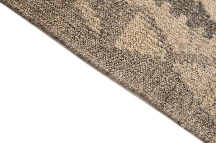 5' 1 x 6' 6 Hand Woven Kilim Maymana Wool Rug