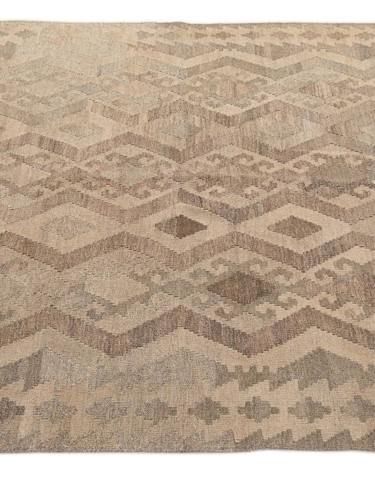Detail image of 5' 3 x 6' 8  Hand Woven Kilim Maymana Wool Rug