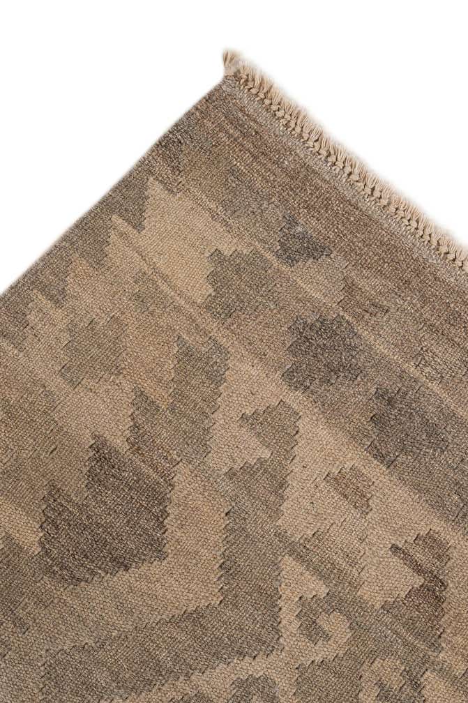 5' 3 x 6' 8 Hand Woven Kilim Maymana Wool Rug