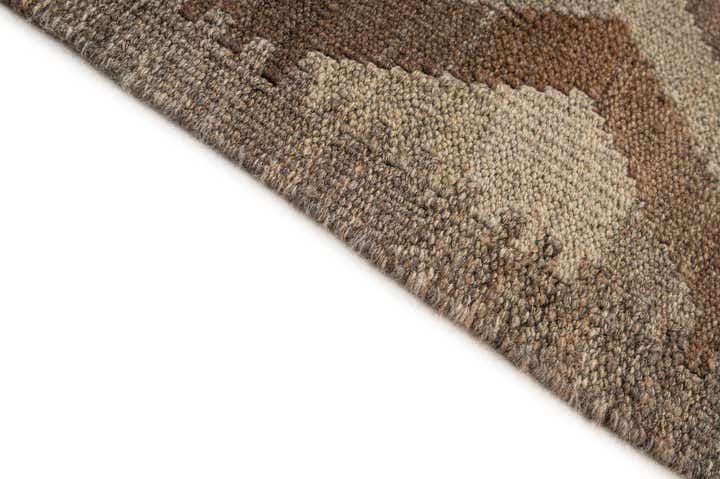 5' 1 x 6' 7 Hand Woven Kilim Maymana Wool Rug