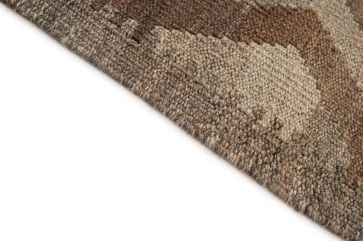 Detail image of 5' 1 x 6' 7 Hand Woven Kilim Maymana Wool Rug