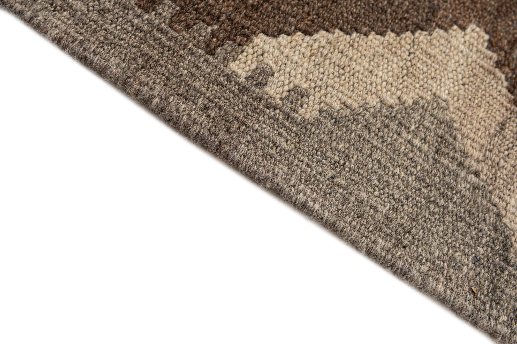 5' x 6' 7 Hand Woven Kilim Maymana Wool Rug