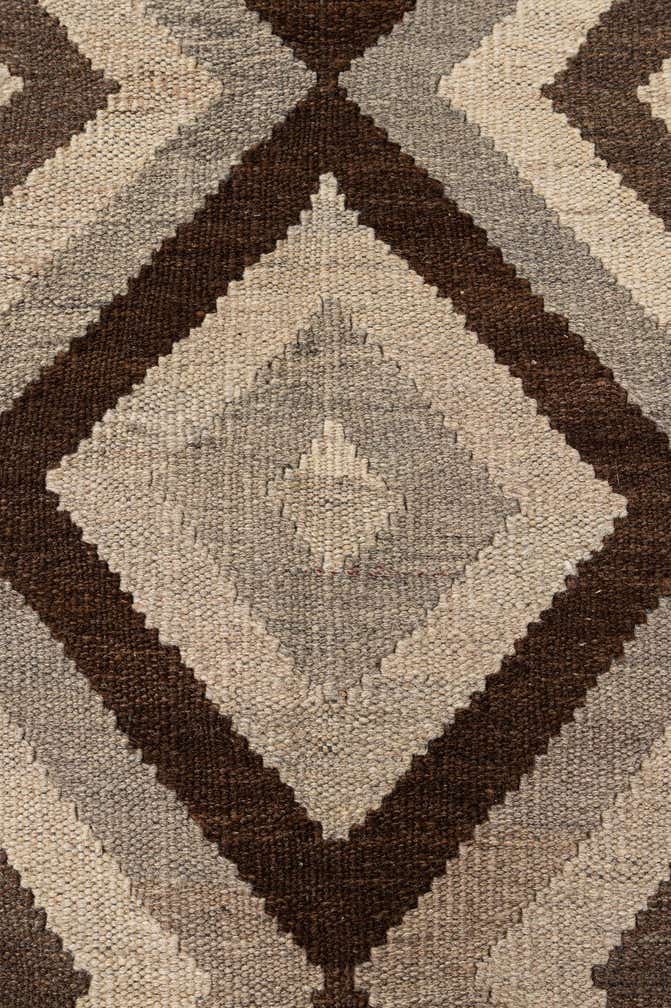 5' x 6' 7 Hand Woven Kilim Maymana Wool Rug