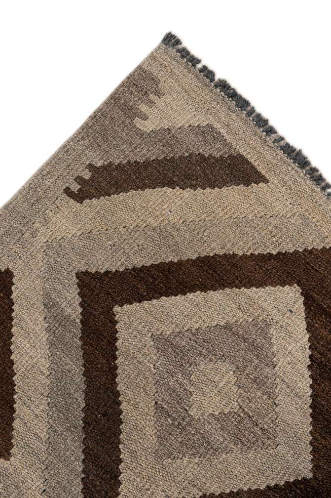 5' x 6' 7 Hand Woven Kilim Maymana Wool Rug