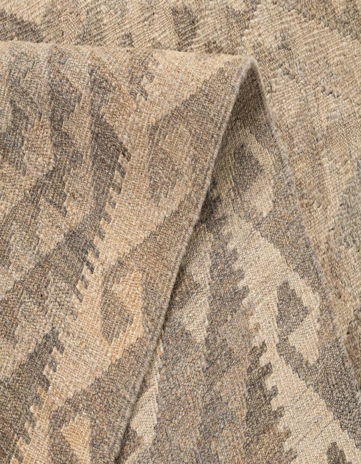 Detail image of 5' 3 x 6' 7  Hand Woven Kilim Maymana Wool Rug