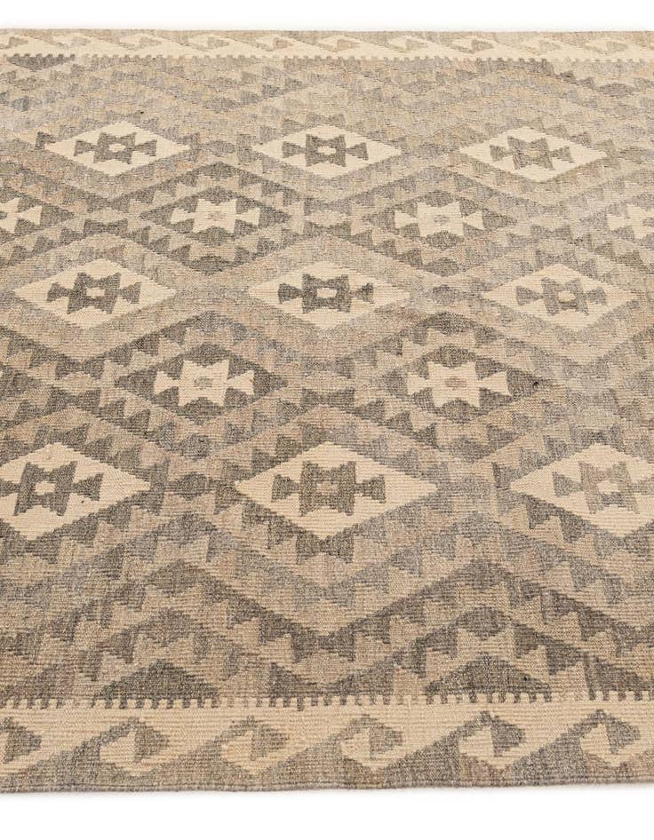 Detail image of 5' 3 x 6' 8  Hand Woven Kilim Maymana Wool Rug