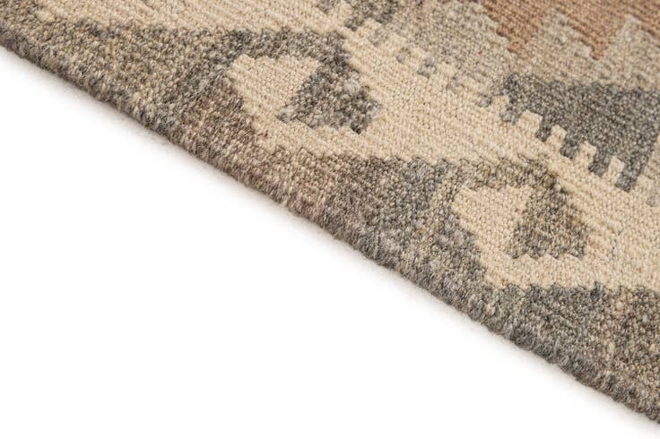 Detail image of 5' 1 x 6' 6 Hand Woven Kilim Maymana Wool Rug