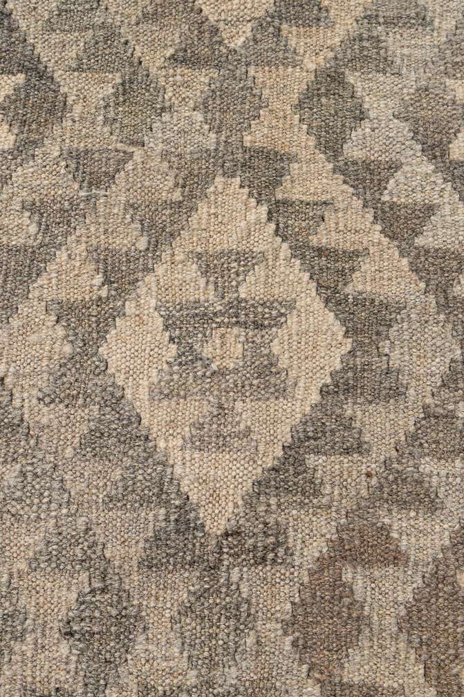 5' 4 x 6' 6 Hand Woven Kilim Maymana Wool Rug