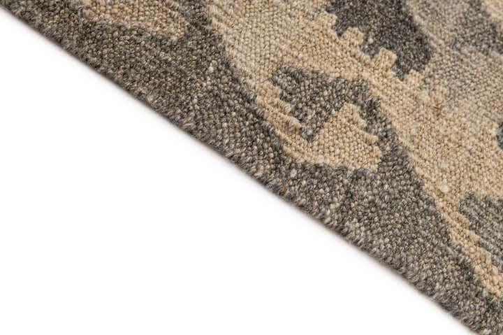 5' 2 x 6' 3 Hand Woven Kilim Maymana Wool Rug